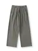 Ropa para Hombre Fengshe / Pantalones Casuales de Trabajo Americano para Niños Primavera y Otoño Color Sólido Sueltos Rectos Versátiles Pierna Ancha Pantalones Largos