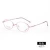 Armazón de gafas nuevo tamaño pequeño armazón de titanio con memoria 677 armazón completo metal Danyang armazón de gafas para gafas progresivas para presbicia para mujeres