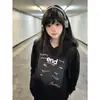Moletom Slimming Esportivo Casual Moletom Elegante Moletom Feminino Estampado Artístico Retrô Camiseta Básica