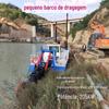 Pequena embarcação de dragagem água do rio e terra cortador de draga de dupla finalidade draga de sucção Equipamento de dragagem de areia do cais