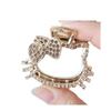 Nueva moda europea y americana clip de metal de alta calidad con personalidad animal para mujer verano pequeño exquisito pasador accesorios para el cabello con diamantes