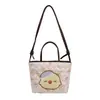 Bolso de hombro infantil estilo caricatura japonés y coreano, bolso de mano de lunares, bolsa de asas de gran capacidad, bolso de mano transfronterizo 2026