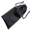 Estuche multifuncional para gafas de sol de moda, de viaje, de alta calidad, portátil, suave, con botón, caja de almacenamiento para gafas de sol.