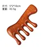 Palo de masaje de cuerno de sándalo natural y pezuña de cordero para puntos de acupresión facial y ocular, tabla gua sha para lifting, adecuado para uso en todo el cuerpo
