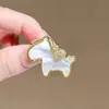 Broche de Caballo Moneda Roja para Mujer, Año del Zodiaco, Diseño Nuevo, Exquisito Pin Accesorio