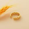 Anillo nuevo de estilo bohemio moderno, anillo de estilo nórdico simple, anillo de personalidad, anillo geométrico hueco hidráulico