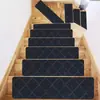 Alfombra para Escalera Amazon Transfronteriza Alfombra para Peldaño tpr Autoadhesiva sin Adhesivo Alfombra Antideslizante Rayada Embosada Uso Repetido