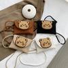 Bolso de sobre tejido, popular en primavera y verano, con diseño de oso bohemio, bandolera para playa, vacaciones y teléfono móvil.