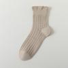 Nuevas medias de caña media para primavera y verano, primavera y otoño, anti-pilling, antibacterianas, algodón puro, sin costuras, calcetines de malla de algodón para mujer, niños, venta al por mayor