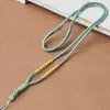 Colgante de Buda de Jade Cuerda para Colgar Cuello Hecho a Mano de Alta Gama Cuerda de Colgante Tejida con Colgante de Jade para Hombres y Mujeres