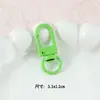 Llaveros pintados multicolores tipo caramelo accesorios para joyería DIY juguetes de peluche llaves de colores hebillas pequeñas de puerta al por mayor