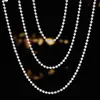 Collar de Cadena con Cuentas de Galaxia para Mujer, Cadena Sencilla, Estilo Básico, Versátil para el Uso Diario, Collar en Capas de Accesorios Transfronterizos