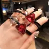 Faixa de Cabelo Estilo Coreano Popular na Internet Tendão de Borracha Faixa de Cabelo Feminina Simples Distinta Adorno de Cabeça com Pérolas Anel de Cabelo Fofo Pulseira Dupla Utilização