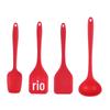 Mini pá de silicone, colher, utensílios auxiliares de cozimento para crianças, pá densa, escorredor, colher, raspador, suprimentos de comida para bebês