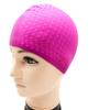 Gorro de natación de silicona ventas directas silicona elástica de alta tensión gorro de natación para adultos gorro de burbujas de silicona gorro de natación de silicona