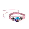 Pulsera de Cuero Unisex para Chica Cazadora de K-Pop, Pulsera de Mano Trenzada Multicapa con Cuentas Negras para Fans, Merchandising de Anime