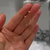 Brincos de Franja Flor de Trevo de Quatro Folhas com Três Diamantes em Prata Esterlina S925 Nalan Design Fresco e Doce Estilo Ins M05832
