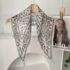 Lenço de Seda Flor de Caju, Novo Turbante Retrô, Faixa de Cabeça, Acessórios para Cintura Jeans, Lenço Triangular, Cortina de Cintura