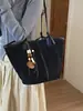 Bolso tote tejido estilo francés transfronterizo para mujer, nuevo bolso de hombro de nicho de moda 2026, bolso simple de gran capacidad para madre e hija
