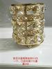 Estilo europeu de venda quente de ferro cristal caneta titular maquiagem escova de armazenamento tubo sobrancelha escova pente organizando caixa de armazenamento Crystal Craft