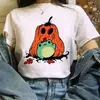 Camiseta con Estampado Lindo de Gato de Dibujos Animados para Mujer Estilo Harajuku Estampado Regular Moda Cuello Redondo Verano Nueva Multifuncional para Mujer