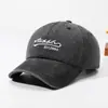 Gorra de Béisbol Pequeña de Algodón Estilo Nuevo Bordado Desgastado Visera Sombrero Lavado Personalidad Transfronterizo Bordado 1993 Exterior ST