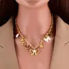 Elementos de Moda: Lazo, Colgante de Perla, Multielemento, Elegante Collar para Clavícula, Juego de Pulseras Resistente al Agua, Nuevo Estilo para Mujeres