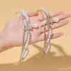 Tiara de Coroa de Noiva 2024 Novos Acessórios de Casamento Strass Pérola Decoração de 18º Aniversário Coroa Acessório de Cabelo para Performance