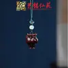 Pingente de Corrente para Celular Sapo de Madeira Arco-Íris Yiming Xianyuan Sandália Criativa de Sândalo Animal Desenho Animado Sapo Ornamento