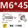 Tornillo de carro de acero inoxidable 304, cabeza semicircular, perno de cuello cuadrado, estante de conexión de puente, tornillo de cuello corto m5m6m8m10