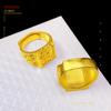 Anillo de dragón para hombre de oro arena de Vietnam, tridimensional, flor de coche, anillo de dragón dominante, joyería chapada en oro al por mayor, ambiente de moda