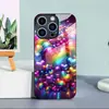 Aplicável ao Vidro Temperado para Apple 18PRO 17PROMAX Coração Arco-Íris Capa Protetora iPhone16 Personalidade 17E