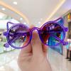 2025 nuevas gafas de sol para niños con protección UV gafas de gato de dibujos animados gafas de sol para bebé parasol protector solar gafas para niños