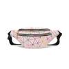 Bolsa de cintura a laser transfronteiriça nova bolsa de ombro esportiva de PU grande capacidade bolsa transversal bolsa de peito a laser atacado