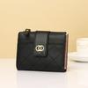 Cartera Popular de Comercio Exterior para Mujer, Pequeña Cartera con Monedero Bordada Estilo Chanel con Múltiples Ranuras para Tarjetas, Cartera Corta para Mujer 70% de descuento