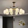 Novo Lustre Estilo Chinês, Luminária de Sala de Estar, Sala de Chá Estilo Chinês, Iluminação Principal Duplex de Villa, Iluminação Moderna Estilo Chinês para Sala de Jantar Privada