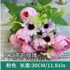 Flor de rosa de seda artificial haste única flor falsa flor artificial para casamento, casa, decoração de Dia dos Namorados, parede de decoração de buquê de alta qualidade