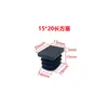 Enchufe de tapón de tubo de plástico rectangular al por mayor de fábrica tapón de tapón de tubo de acero inoxidable tapa de sello para patas de mesa silla de muebles tapón cuadrado