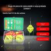 Zunbao Upgrade Single Box Capa dura prata carpa explosivo gancho biônico gancho de corda gancho granel tesouro de água