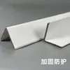 Protetor de Canto de Papelão Espesso Branco em Forma de L de Ângulo Reto Embalagem Logística Protetor de Canto de Borda Anti-Colisão Ponto Triangular