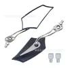 Venta Caliente de Fábrica Patinete Eléctrico Rider I Personalidad de Moda Motocicleta Pentagonal Espejo de Seguridad Espejo Retrovisor