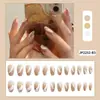 Parches de Uñas Desgastables Personalizados, Uñas Desgastables de Alta Gama, Parches de Uñas Cortos Pintados a Mano, Parches Desgastables para Manicura al por Mayor