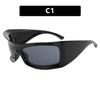 Gafas de Sol Kedun con Montura Oversized Estilo Europeo y Americano 2023 Nuevo Estilo Deportivas para Ciclismo Personalizadas Gafas de Sol Trendy Y2K Gafas de Sol Transfronterizas