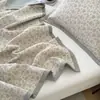 Conjunto de Colcha Acolchoada de Algodão e Linho Lavada em Alta Temperatura Novo para Primavera e Verão Conjunto de Três Peças Colcha 100% Algodão Classe A Peça Única Capa de Edredom Fresca e Simples