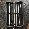 Suministro directo de fábrica kit de belleza aguja para el acné set de agujas para puntos negros pinza doble para el acné aguja para el acné belleza uña acné