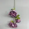 Flores de Peonía Artificiales Transfronterizas, Accesorios de Alta Calidad, Flores Falsas para Paredes de Fondo de Centro Comercial, Flores Falsas para Bodas, Flores de Seda, Flores para Pasillo