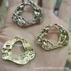Broche de Flor de Liga Galvanizada com Cravação de Diamante para Lapela, Gola, Casaco, Suéter, Decorações de Estilo Perfumado