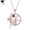 Kaman su comercio electrónico transfronterizo popular nuevo joyería colgante de bailarina joyería moda simple collar de mujer fabricantes