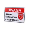 Señales de PVC para Comercio Exterior, Señales de Advertencia de Plástico con Impresión de Logo, Placas de Aluminio Reflectantes Resistentes al Sol para Exteriores, Etiquetas Duraderas