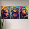 Dormitorio, Sala de Estar, Oso Violento, Vestíbulo, Póster de Anime, Arte de Pared, Pintura Decorativa, Transfronterizo, Compra Uno y Llévate Tres